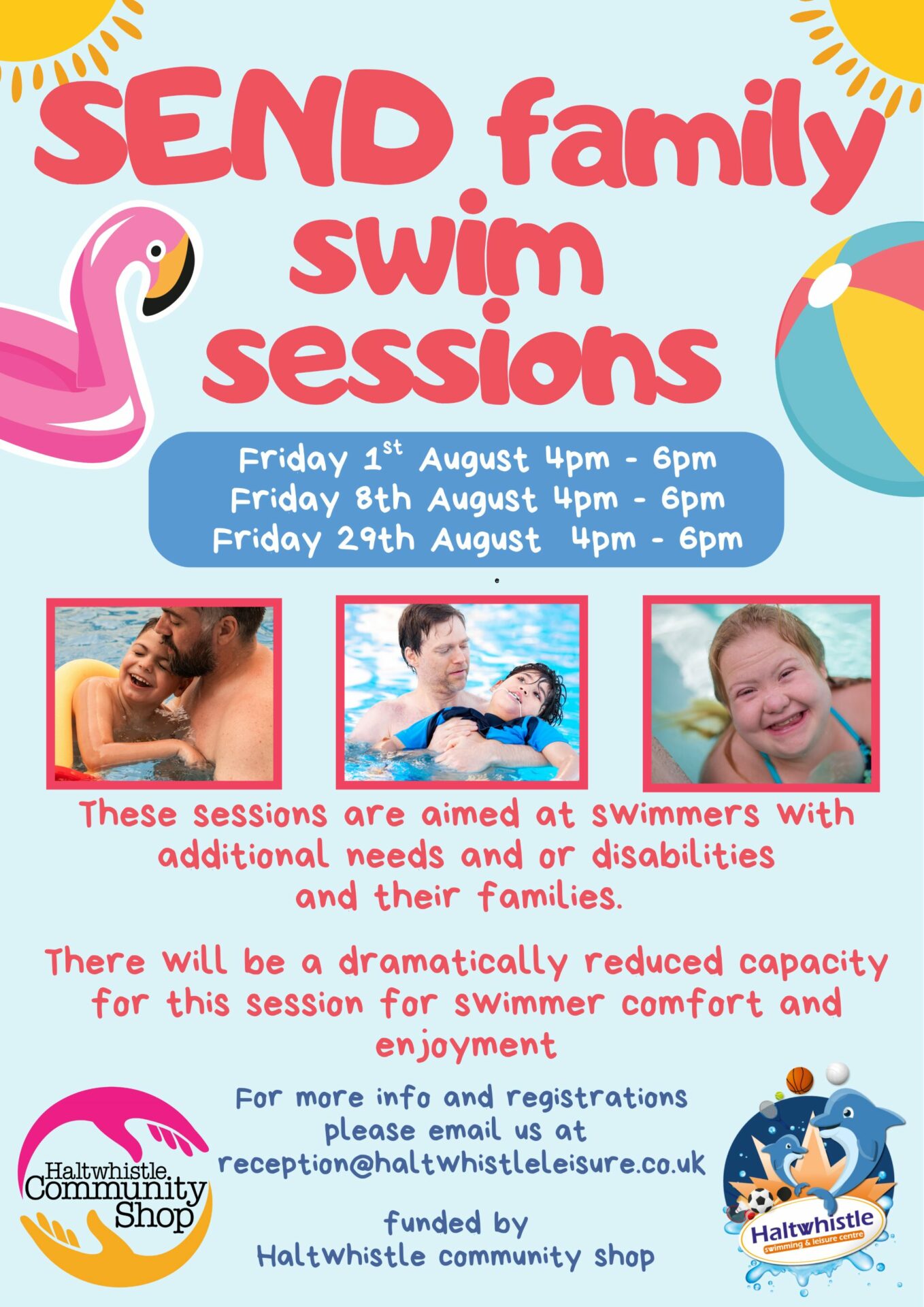 SEND Swim Sessions at Haltwhistle Leisure Centre