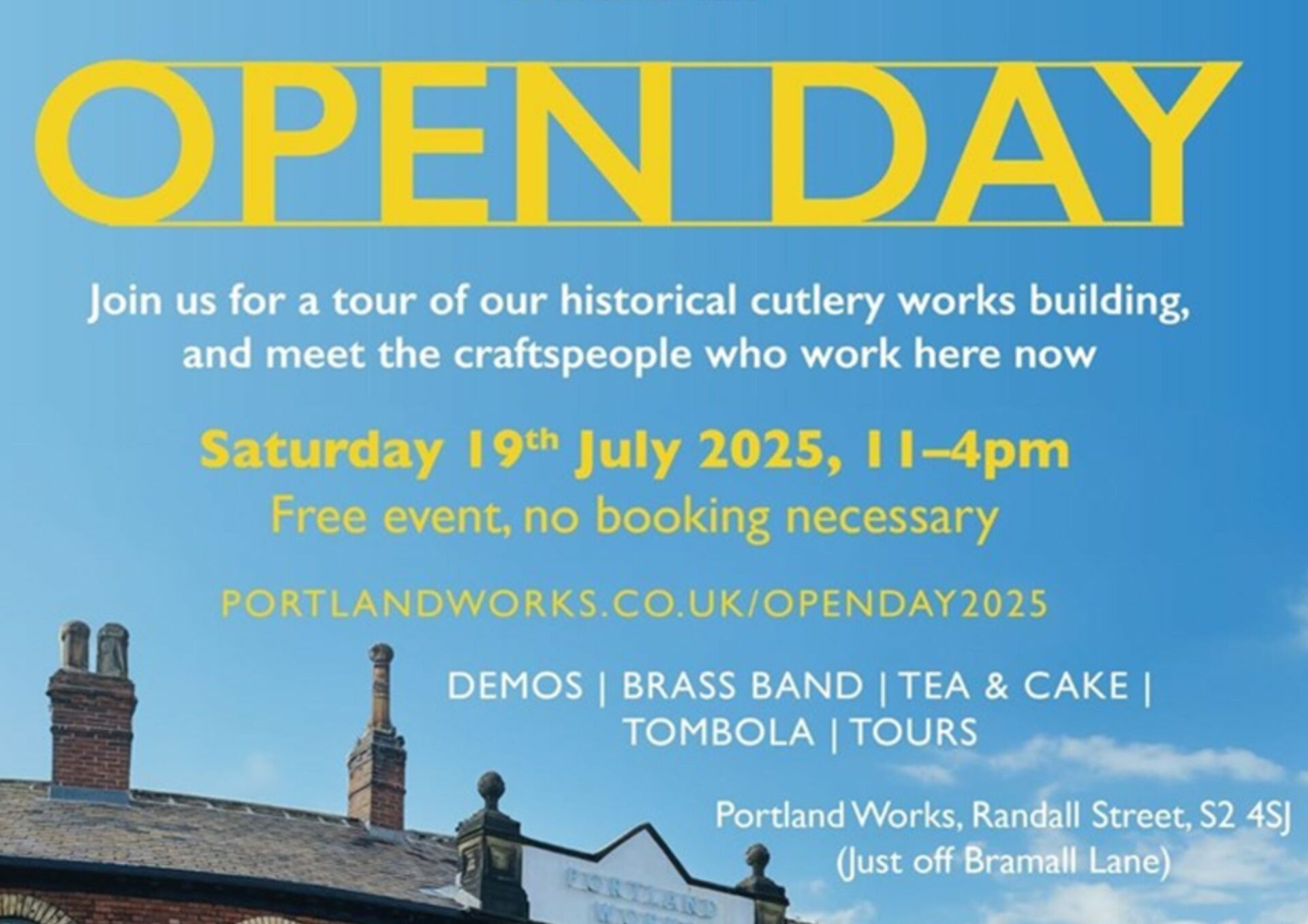 Open Day at Portland Works