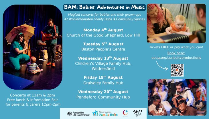 BAM: Babies’ Adventures In Music Summer Concert Tour in Wolverhampton