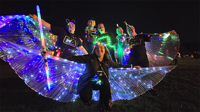 Acorns Glow Walk