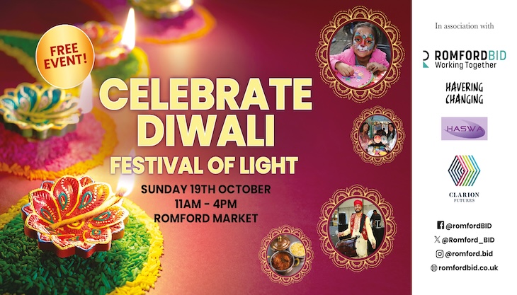 Celebrate Diwali in Romford