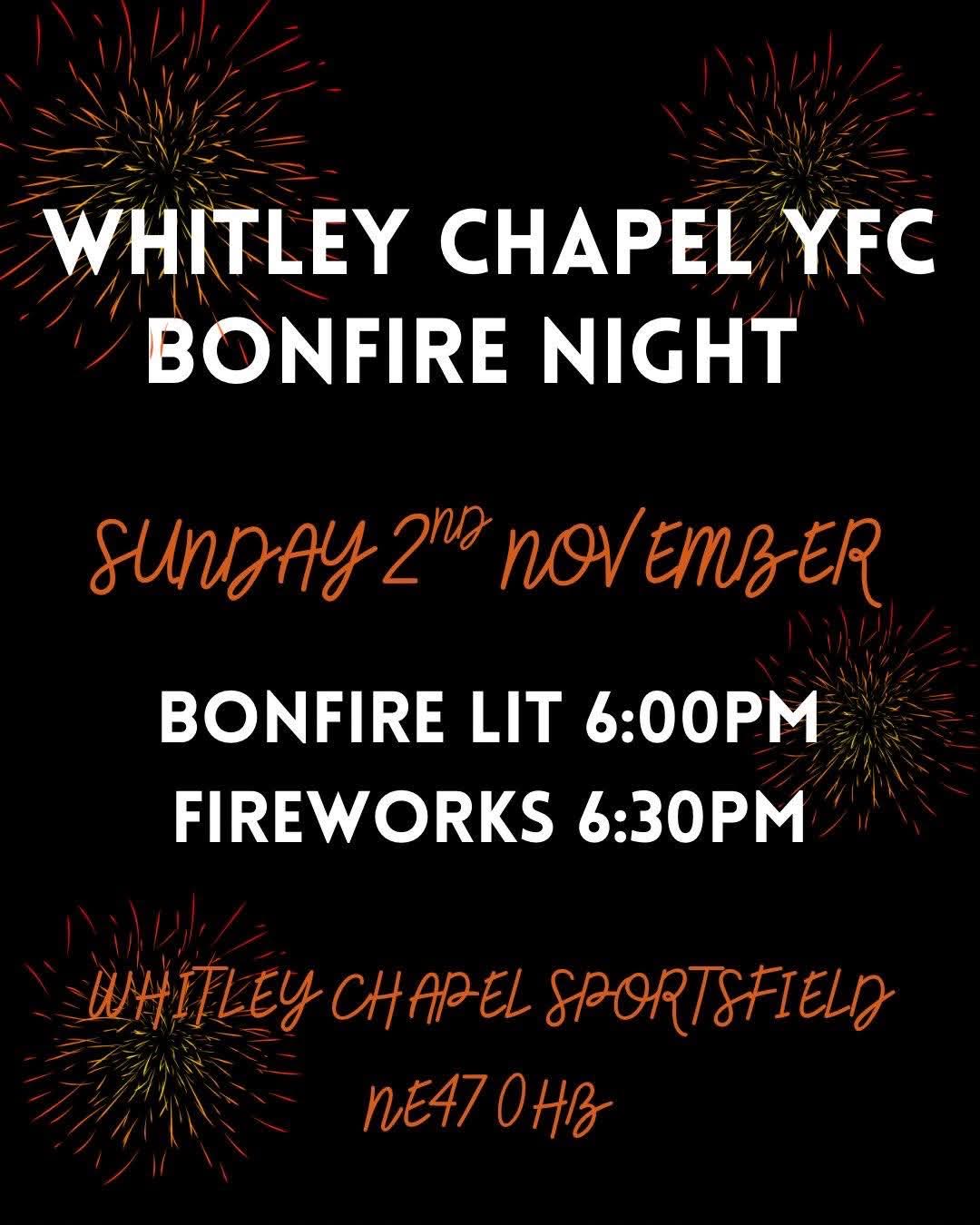 Whitley Chapel YFC Bonfire Night
