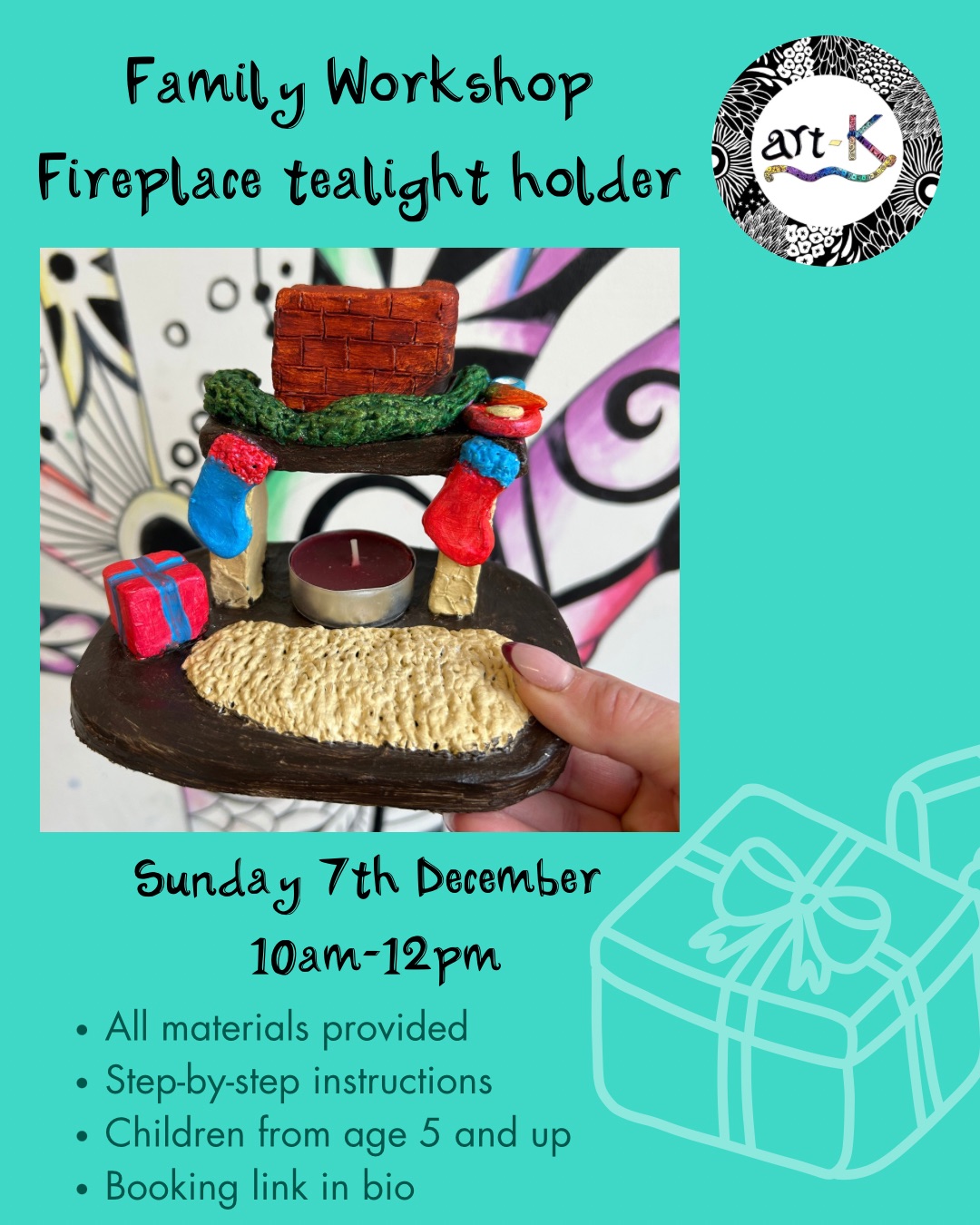 Family Workshop Fireplace Tealight Holder