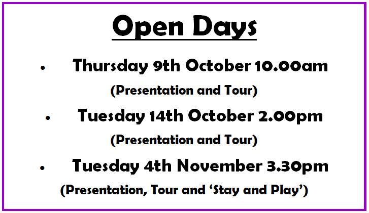 Open Day St Catherine’s Primary School