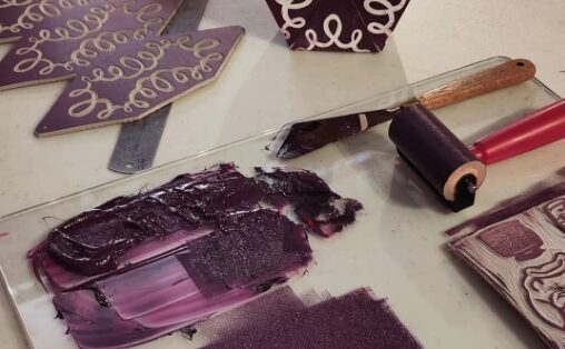 Printing Press Demo Day at Royston Museum