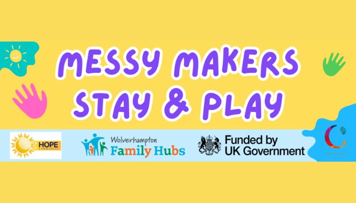 Messy Makers Stay and Play Curiosity Club Wolverhampton