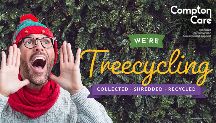 Get your Christmas tree recycled with Compton Care