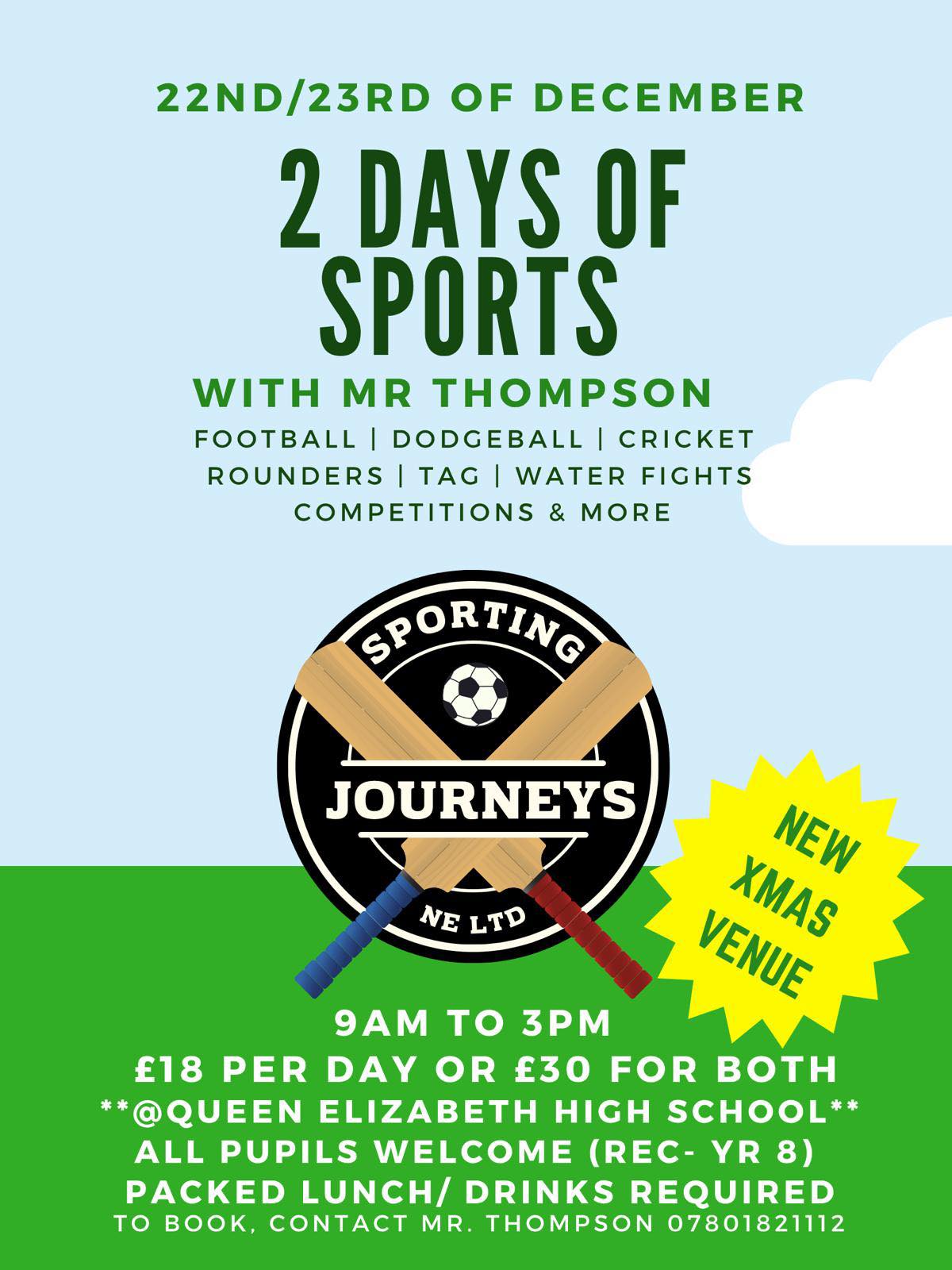 Christmas Holiday Sport Camp