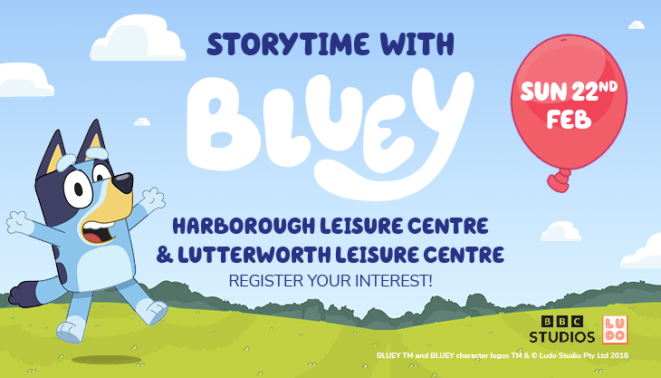 Storytime with Bluey at Lutterworth Leisure Centre