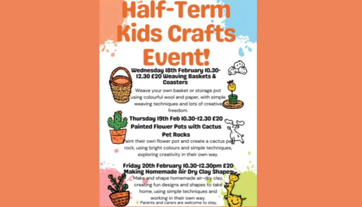 February Half Term Kids Crafts at Archie’s Attic Enville