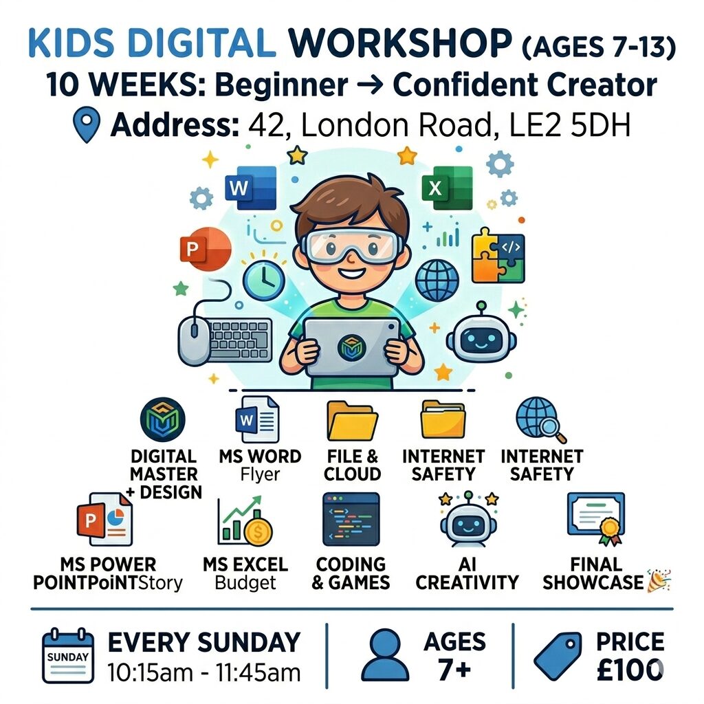Kids Digital Workshop: From Beginner to Confident Creator