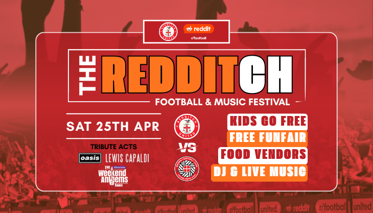 The Redditch Football & FREE Music Festival