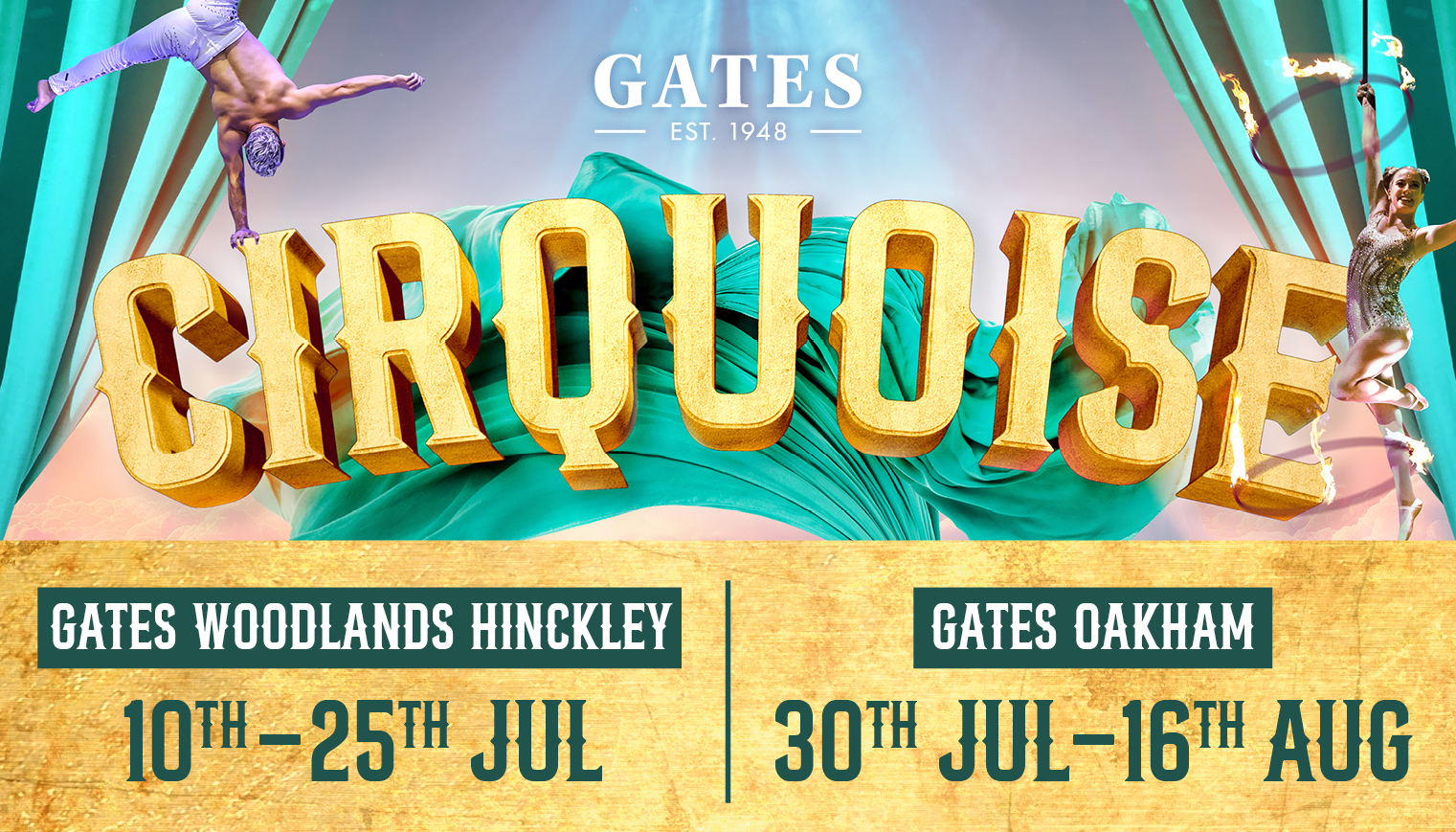 Cirquoise at Gates Oakham