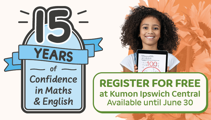 Free registration at KUMON Central Ipswich