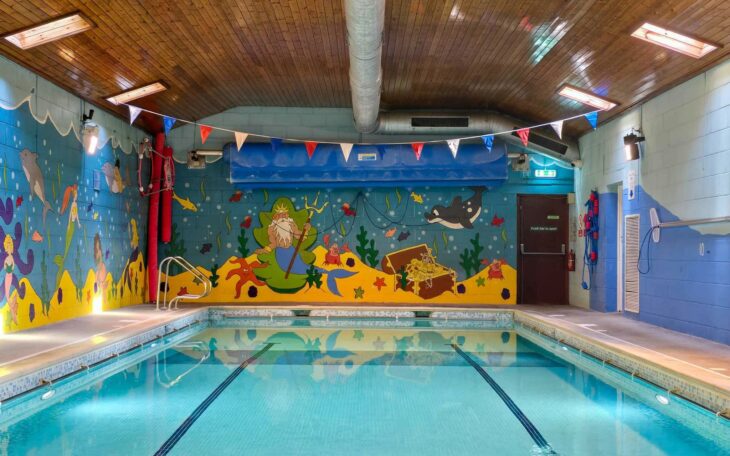Chessington Hook Swimming pool with Aqua babies kids swimming in surrey