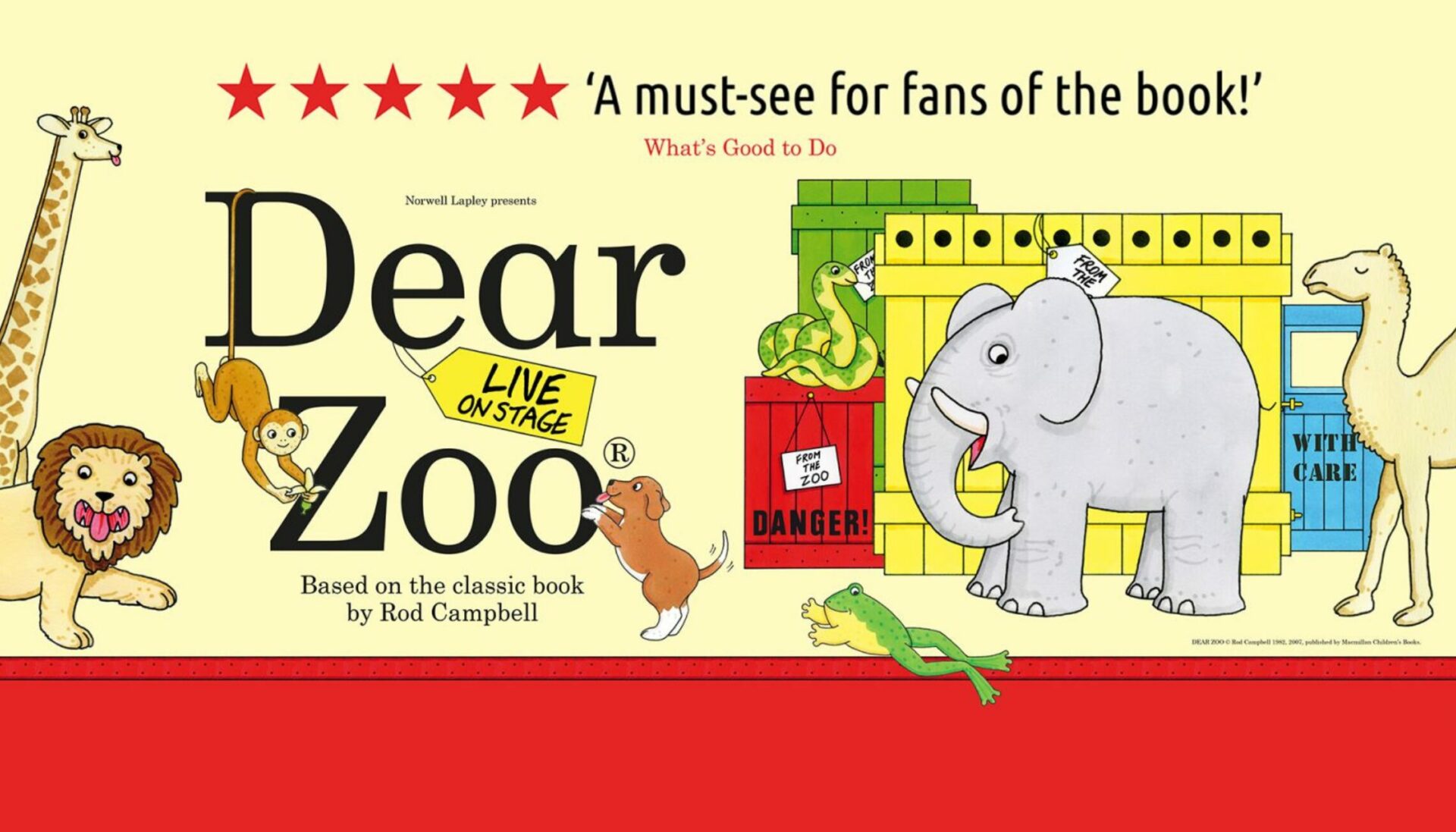 Dear Zoo at Swan Theatre, Worcester
