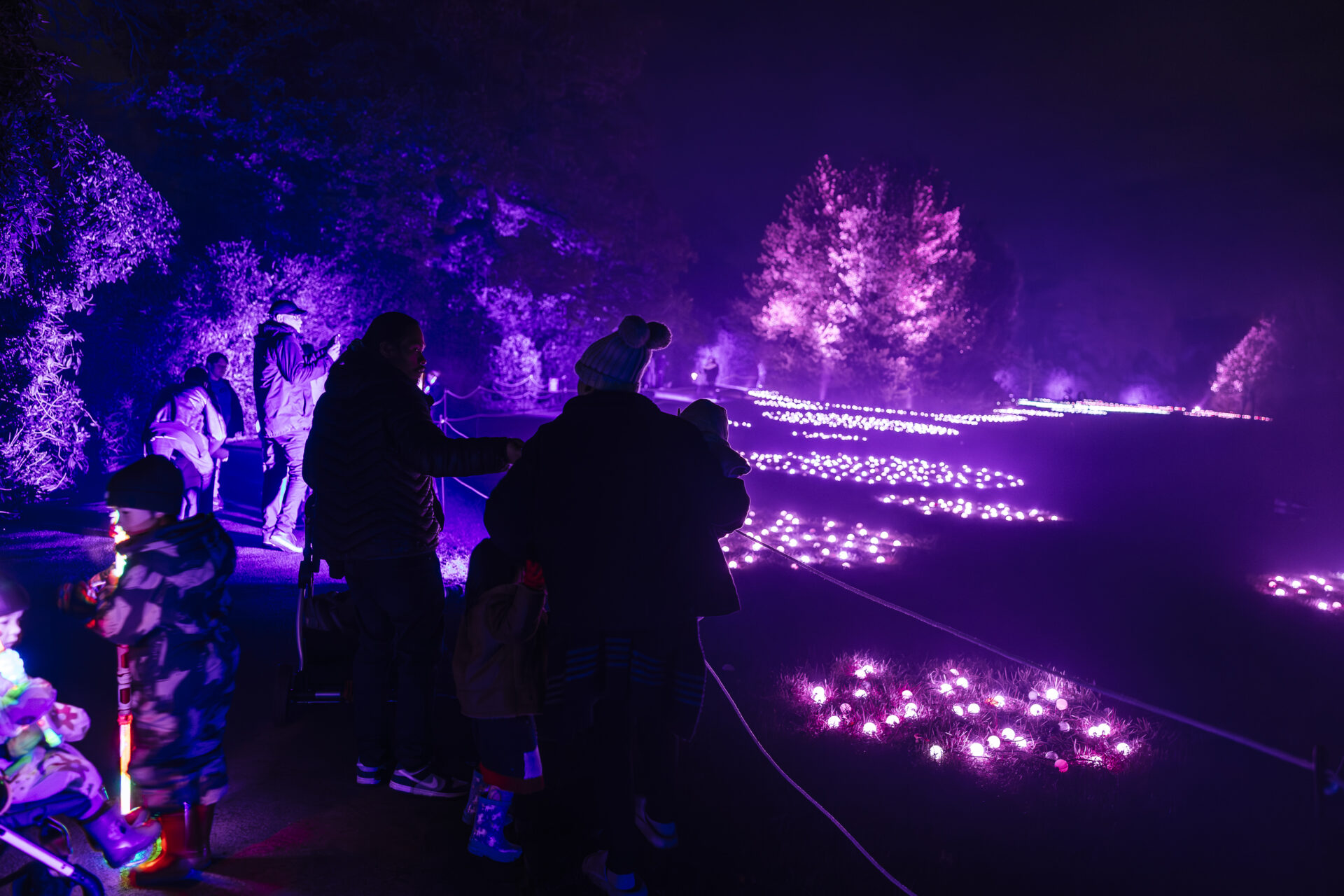 Northern Lights children immersive light trail
