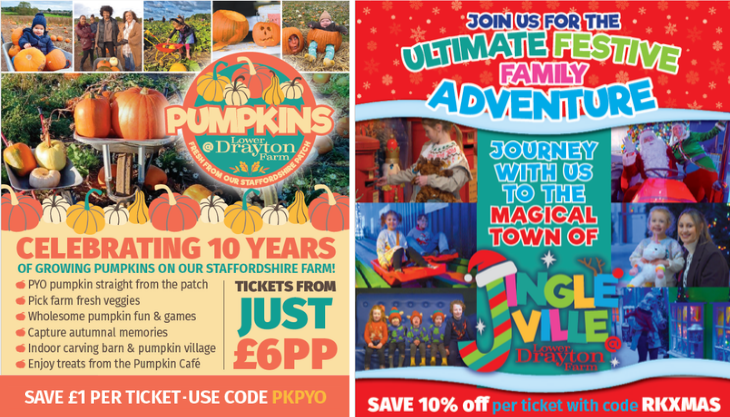 Get 10% off at Lower Drayton Farm