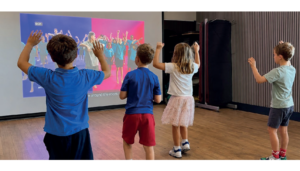 kids getting active with classes at Colets Health and Fitness Thames Ditton