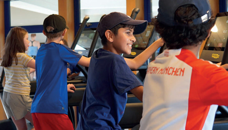 kids getting active with classes at the gym Colets Health and Fitness Thames Ditton