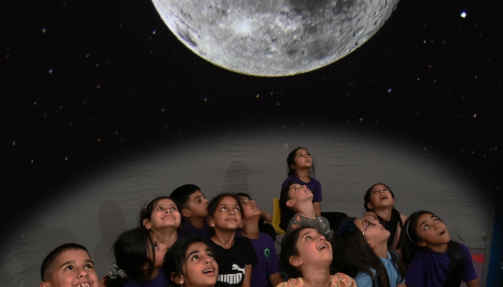 Pop Up Planetarium Blakeley Hall