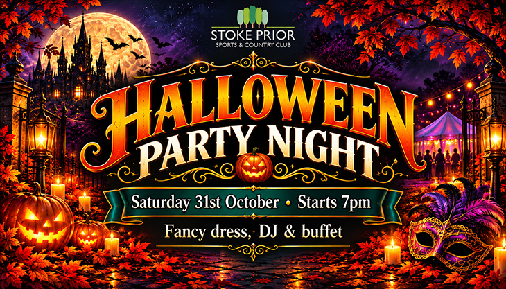 Halloween Party at Stoke Prior Sports and Social Club