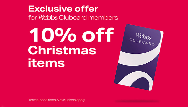 Webbs Clubcard Member Discount Period
