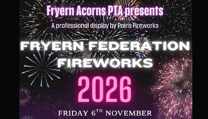 Fryern Federation Fireworks Night – Friday 6th November 2026